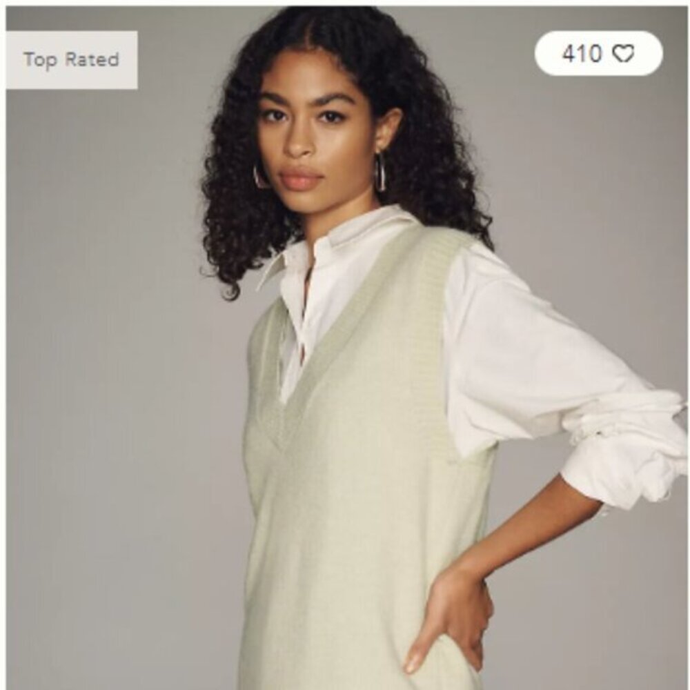 Sunday in Brooklyn Sweater Vest Mini Dress - S - NWT